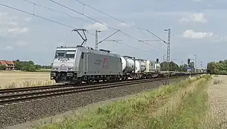 Die 185 417 im Eigenbesitz der TX Logistik in Dülmen.