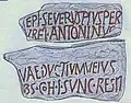 Bauinschrift des Aquäduktes