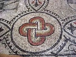 Fußbodenmosaik in der Basilika von Aquileia