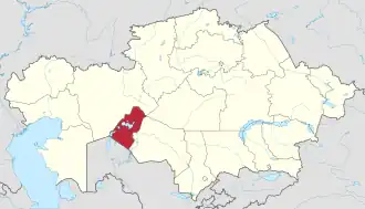 Lage in Kasachstan