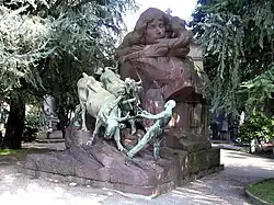 Grabmal für die Familie Besenzanica („L'aratura“), Mailand