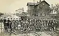 Bahnhof Plagwitz-Lindenau, Sächsische Staatsbahn, um 1890