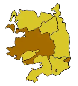 Karte der Kirchenprovinz