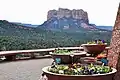 Blick nach Süden auf den Courthouse Butte
