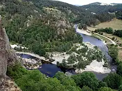 Die Loire bei Arlempdes