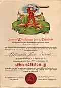Armeewettschiessen 5. Division 1935