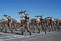 Armenische Soldaten während eines Trainings