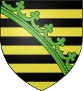 Wappen der Wettiner als Herzöge und Könige von Sachsen
