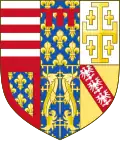 1434–1443: Ungarn, Sizilien, Jerusalem, Anjou, Bar, Lothringen