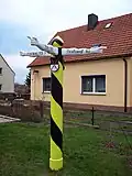Nachbildung einer Amsäule in Skassa bei Großenhain