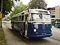 Der historische Wagen 101 war der erste O-Bus in Arnhem. Er steht heute für Sonderfahrten zur Verfügung