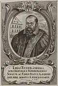 Tobias I. Tucher (1534–1589), Kupferstich, Johann Friedrich Leonhard, 1669