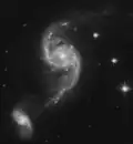 Arp 82 (NGC 2535 und NGC 2536)