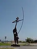 Denkmal für die Layetana Bogenschützin