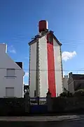 Phare Croas Malo von Guilvinec Blick von Léchiagat