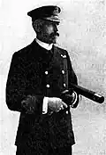 Der britische Konteradmiral Arthur Limpus