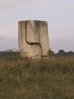 Foto einer Skulptur