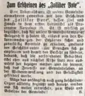 Zum Erscheinen des ZoBo