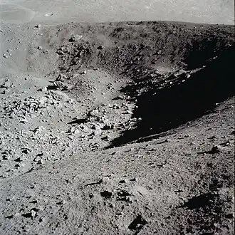 Ansicht auf den Shorty-Krater.