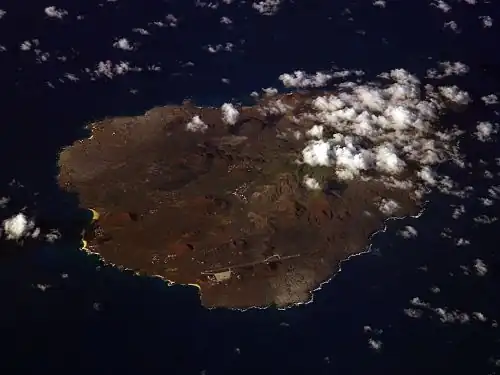 Satellitenaufnahme von Ascension