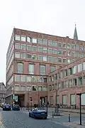 Aschaffenburg, Rathaus, erbaut 1956–58 (Aufnahme 2013)