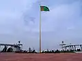 133 Meter hoher Mast in Aschgabat, Turkmenistan