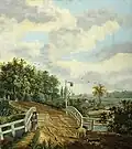 Brücke in Wedde (Assuerus Quaestius, 1831).