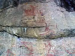 Felsbilder von Astuvansalmi bei Ristiina