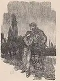 Die um ihre Mutter trauernde Mataswintha wird von Athalarich getröstet (2. Buch)