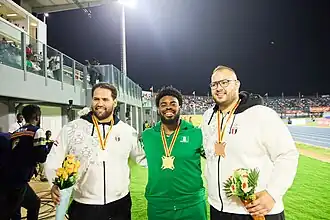 Mostafa Amr Hassan (links) bei den Afrikaspielen 2024 in Accra