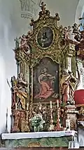 Der linke Seitenaltar