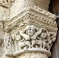 Bestienkapitell in Aubeterre-sur-Dronne
