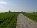 Mitte Abschnitt Pavé du Metz in Richtung Wattines
