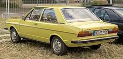 Audi 80, Heckansicht Zweitürer
