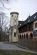 Villa Röll, Ansicht von hinten