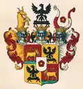 Wappen der Grafen von Auersperg, Linie zu Burgstall und Waasen