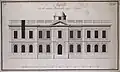 Fassadenentwurf für die Sternwarte Göttingen, 1802