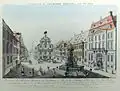 Der Herkulesbrunnen vor dem Siegelhaus (um 1770)