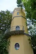Der Aussichtsbalkon an der Westseite