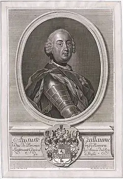 Herzog August Wilhelm von Braunschweig-Bevern