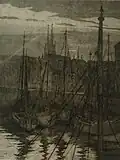 Boote am Visserskaai (137x172)
