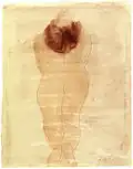 Kniende Frau um 1900–1908