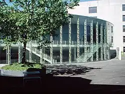 Blick auf die Aula