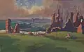 Aus dem Schützengraben, La Boiselle September 1915