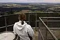Aussicht von der Burg Koppenstein in Richtung Gemünden