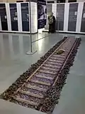 Gleise als Exponat für den Bahnhof Hannover-Linden/Fischerhof