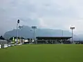 Sportzentrum ASKÖ Salzburg West, Blick zur Fantribüne (2017)