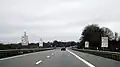 Derzeitiges Autobahnende bei Bad Segeberg am 20. Februar 2022