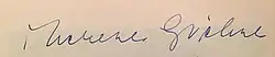 Autogramm Therese Giehse