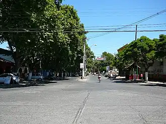Avenida Santelices von der Gálvez-Straße